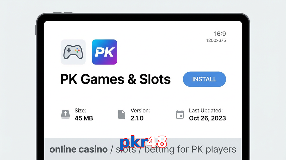 Game list for Pkr48 gameapk section