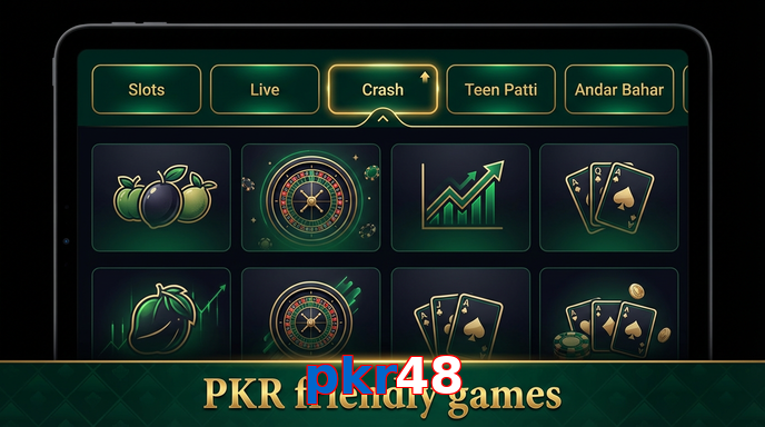 Game list for Pkr48 games section