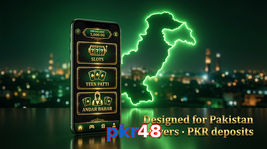 Main screen of Pkr48 pk page for PK players